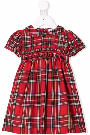 SIOLA Vestido suelto con motivo de cuadros