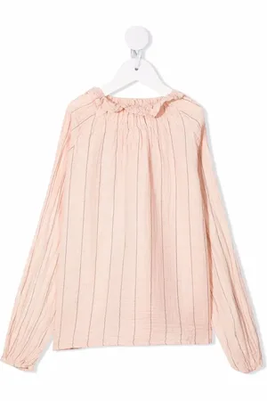Buho Blusa con volantes en el cuello