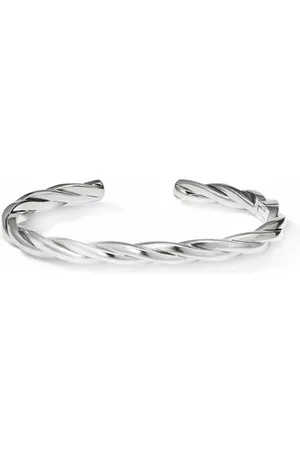 David Yurman Brazalete DY Helios en plata de ley de 6mm