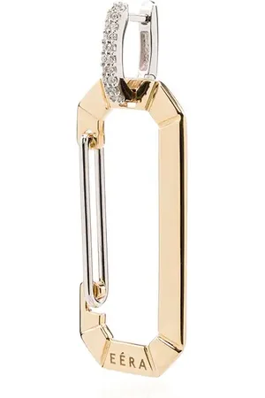 Eera Aretes Chiara en oro amarillo de 18kt con diamante