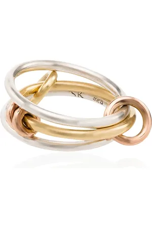 SPINELLI KILCOLLIN Anillo Acacia en oro amarillo de 18kt y plata