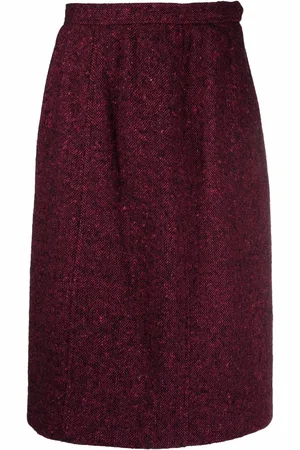 Saint Laurent Falda recta 1980
