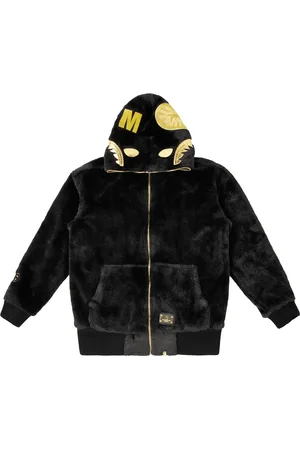 A Bathing Ape Chamarra con capucha y motivo Shark