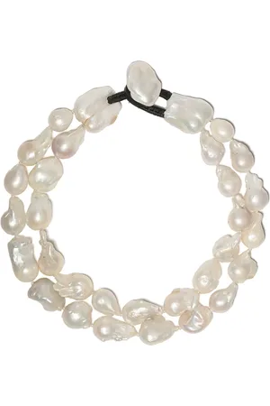 MONIES Collar doble de perlas