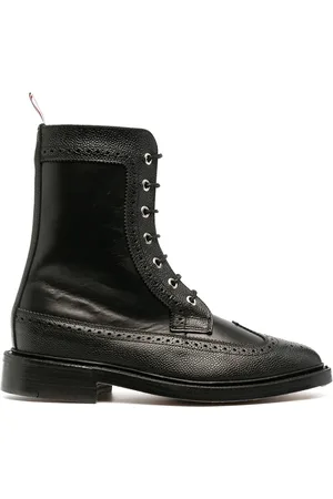 Thom Browne Botines con detalles de perforaciones