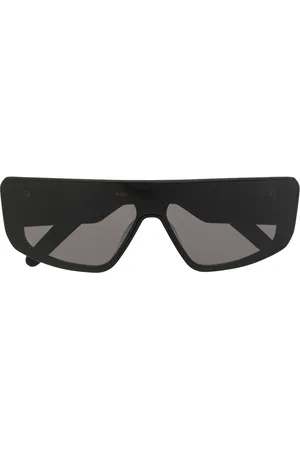 Rick Owens Lentes de sol con parte superior plana en el armazón
