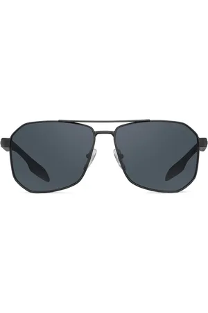 Prada Lentes de sol Linea Rossa con armazón estilo piloto