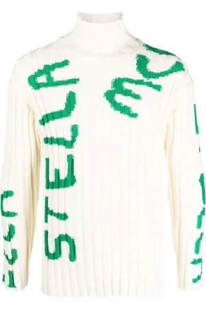 Stella McCartney Suéter con logo estampado