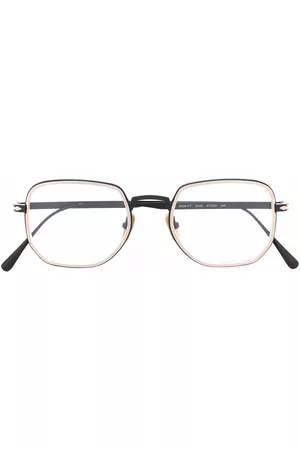 Persol Lentes con armazón cuadrada y diseño de dos tonos