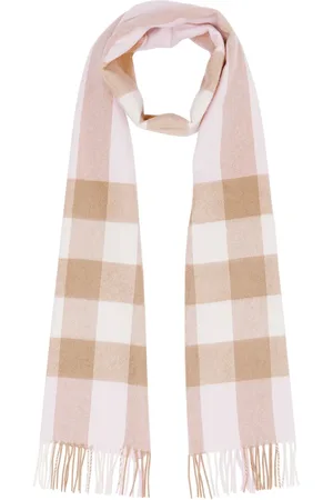 Burberry Check pattern cashmere scarf