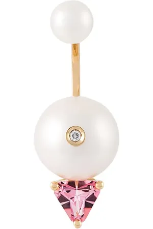 DELFINA DELETTREZ Arete Trillion con diamante