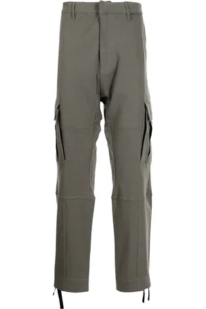 MARCELO BURLON Pantalones cargo con detalle de correas