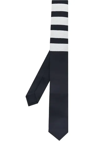 Thom Browne Corbata con motivo 4-Bar