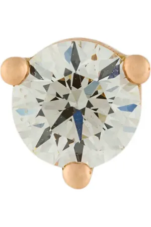 DELFINA DELETTREZ Arete Dots Solitaire con diamantes