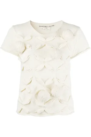 Comme des Garçons Playera tejida con pompones 2003