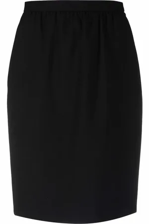 Givenchy Falda recta con cintura alta 1980
