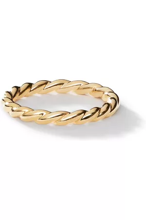 David Yurman Anillo Petite en oro amarillo de 18kt de 2.8mm