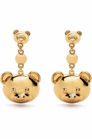 Moschino Aretes con motivo Teddy Bear