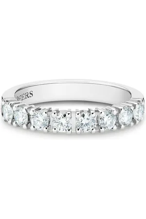 De Beers Anillo DB Classic en platino con diamantes