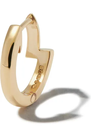 Lizzie Mandler Arete Interrupted en oro amarillo de 18kt