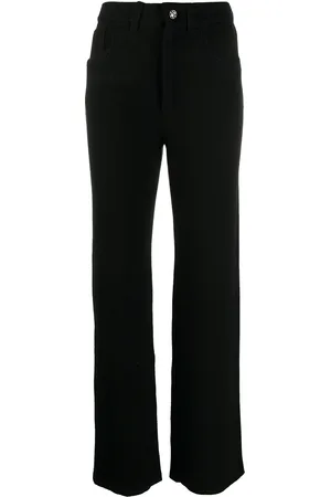 Barrie Pantalones tejidos con tiro alto