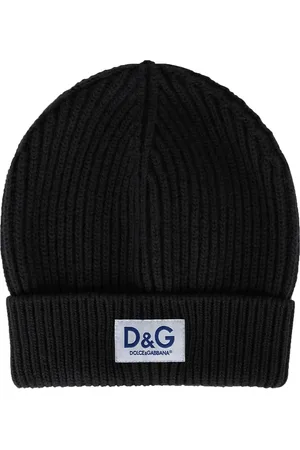 Dolce & Gabbana Gorro de canalé con parche del logo