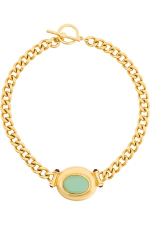 Susan Caplan 1990s Vintage Elizabeth Taylor Cabochon Necklace