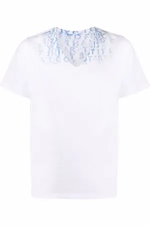 Maison Margiela Playera con logo estampado 1990