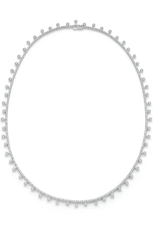 De Beers Collar en oro blanco de 18kt con diamante