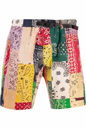 READYMADE Bermudas con diseño patchwork
