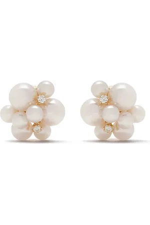Tasaki Aretes Akoya en oro amarillo de 18kt