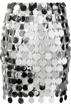 Paco rabanne Falda cortas don detalle de discos
