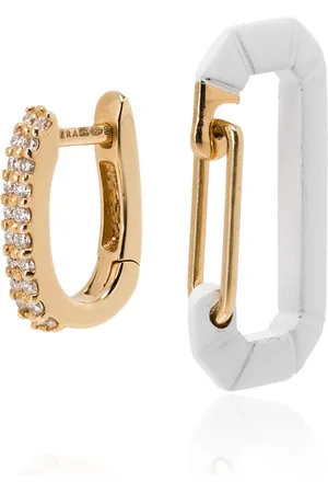 Eera Aretes Chiara en oro amarillo de 18kt con diamantes
