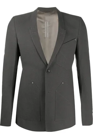 Rick Owens Blazer con motivo geométrico