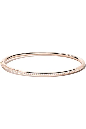De Beers 18kt rose gold Micropavé diamond bangle