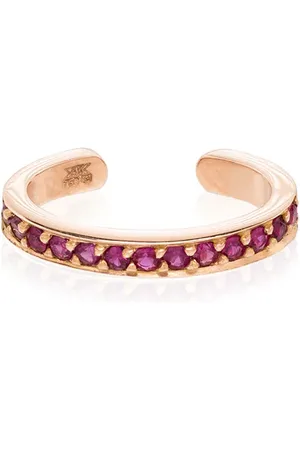 Anita 18kt rose gold ruby ear cuff