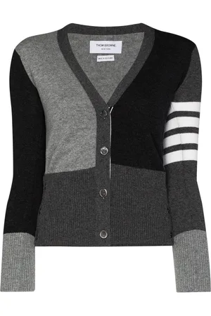 Thom Browne Monochrome block cardigan