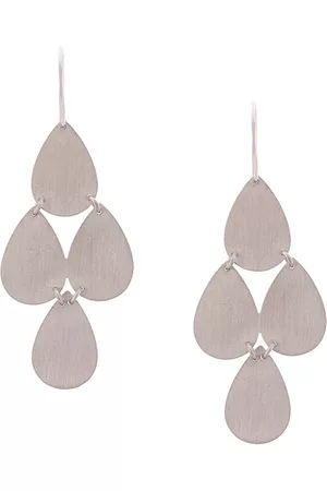 Irene Neuwirth Aretes largos en oro de 18kt