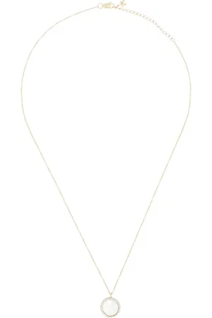 Mateo Collar en oro amarillo de 14kt con perla y diamante