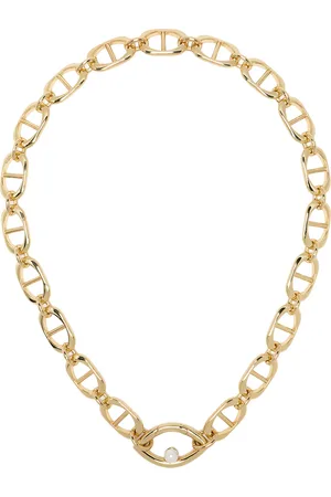 CAPSULE ELEVEN Collar Eye Opener con dije de perla