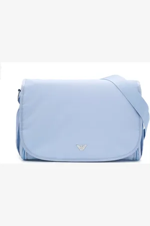 Emporio Armani Pañalera con placa de calavera