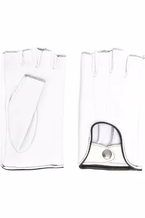 Manokhi Guantes con detalles de costuras