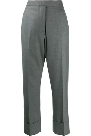 Thom Browne Pantalones de sarga súper 120
