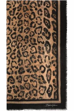 Dolce & Gabbana Mascada con leopardo estampado