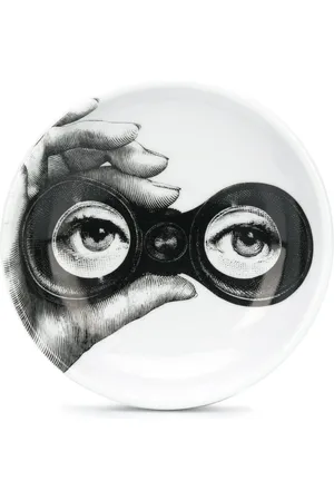 FORNASETTI Cenicero de 12cm con estampado de binoculares