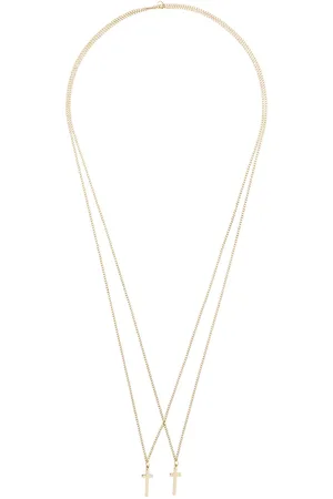 Dsquared2 Double cross pendant necklace