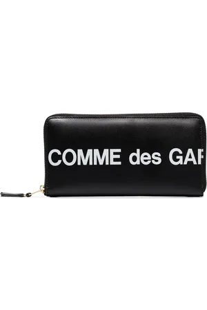 Comme des Garçons Cartera Continental con logo estampado