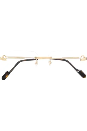 Cartier Lentes con armazón estilo piloto