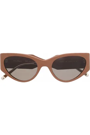 Salvatore Ferragamo Lentes de sol con armazón cat eye