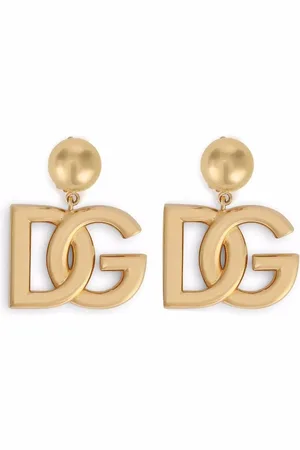 Dolce & Gabbana Aretes con logo DG
